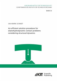 An efficient solution procedure for elastohydrodynamic contact problems considering structural dynamics