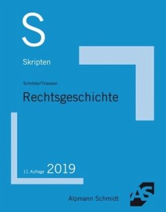 Rechtsgeschichte - Thiessen, Jan;Schröder, Rainer