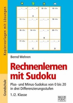 Rechnenlernen mit Sudoku 1./2. Klasse - Wehren, Bernd