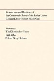 Resolutions and Decisions of the Communist Party of the Soviet Union Volume 4 (eBook, PDF)
