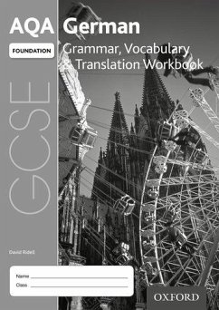 AQA GCSE German Foundation Grammar, Vocabulary & Translation Workbook for the 2016 specification (Pack of 8) - Riddell, David