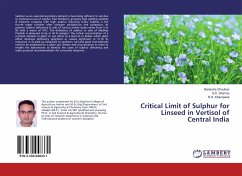 Critical Limit of Sulphur for Linseed in Vertisol of Central India