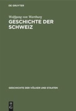 Cover Geschichte der Schweiz