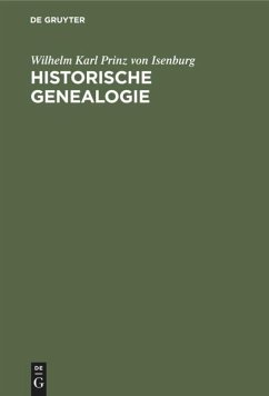 Historische Genealogie - Isenburg, Wilhelm Karl Prinz von