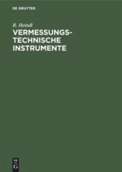 Cover Vermessungstechnische Instrumente