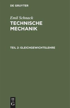 Gleichgewichtslehre - Schnack, Emil