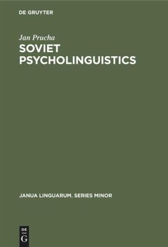Soviet Psycholinguistics - Prucha, Jan