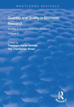 Quantity and Quality in Economic Research (eBook, ePUB)