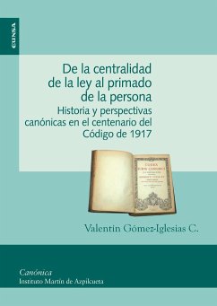 De la centralidad de la ley al primado de la persona - Gómez-Iglesias, Valentín