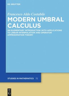 Modern Umbral Calculus - Costabile, Francesco Aldo