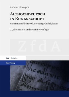 Althochdeutsch in Runenschrift (eBook, PDF) - Nievergelt, Andreas