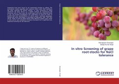 In vitro Screening of grape root-stocks for NaCl tolerance - Devarajan, Ramajayam;Singh, Sanjay Kumar
