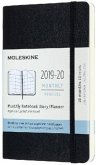 Moleskine Monats Notizkalender, Taschenkalender, 18 Monate, 2019/2020, Pocket, A6, Schwarz