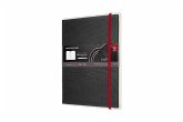 Moleskine Adobe Creative Cloud Connected Paper Tablet XLarge, Blanko, Schwarz