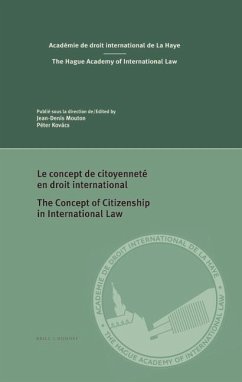 Le Concept de Citoyenneté En Droit International/The Concept of Citizenship in International Law