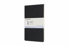 Moleskine Skizzenblock Large/A5, 120g-Papier, Schwarz