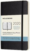 Moleskine 12 MonateNotizkalender 2020 Pocket/A6, Schwarz