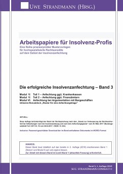 Die erfolgreiche Insolvenzanfechtung ¿ Band 3