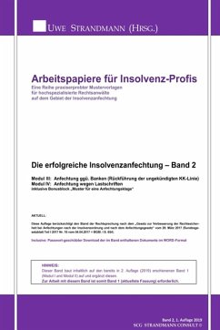 Cover Die erfolgreiche Insolvenzanfechtung - Band 2 (eBook, ePUB)