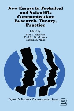 New Essays in Technical and Scientific Communication - Anderson, Paul; Brockman, John; Miller, Carolyn