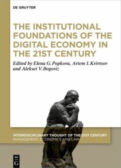 Cover The Institutional Foundations of the Digital Economy in the 21st Century