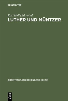 Luther und Müntzer (eBook, PDF) Cover Luther und Müntzer (eBook, PDF)