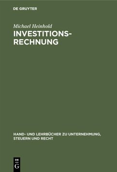 Cover Investitionsrechnung (eBook, PDF)
