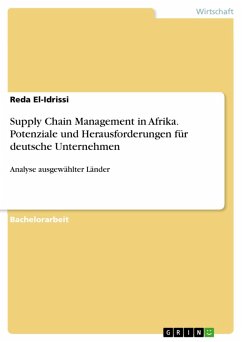 Supply Chain Management in Afrika. Potenziale und Herausforderungen für deutsche Unternehmen (eBook, PDF) - El-Idrissi, Reda