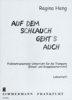 Cover Auf dem Schlauch geht's auch, für Trompete, Lehrerheft