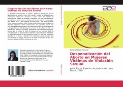 Despenalización del Aborto en Mujeres Víctimas de Violación Sexual