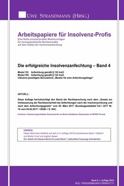 Cover Die erfolgreiche Insolvenzanfechtung - Band 4 (eBook, ePUB)