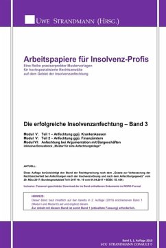 Cover Die erfolgreiche Insolvenzanfechtung - Band 3 (eBook, ePUB)