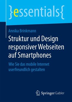 Struktur und Design responsiver Webseiten auf Smartphones - Brinkmann, Annika