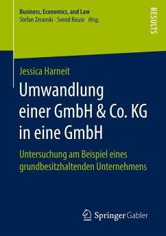 Umwandlung einer GmbH & Co. KG in eine GmbH - Harneit, Jessica