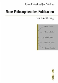 Neue Philosophien des Politischen zur Einführung (eBook, ePUB) - Hebekus, Uwe; Völker, Jan