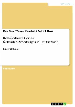 Realisierbarkeit eines 6-Stunden-Arbeitstages in Deutschland (eBook, PDF)