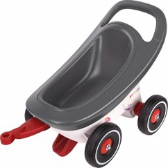 BIG 8000562 - Buggy 3-in-1 Multifunktions-Anhänger und Lauflernwagen, verstellbare Bremsfunktion