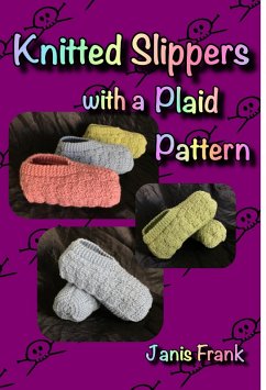 Cover Knitted Adult Slippers with a Plaid Pattern (eBook, ePUB)