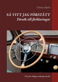 Så vitt jag förstått (eBook, ePUB)