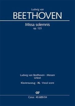 Missa solemnis (Klavierauszug XL) - Beethoven, Ludwig van