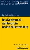 Das Kommunalwahlrecht in Baden-Württemberg (eBook, ePUB)