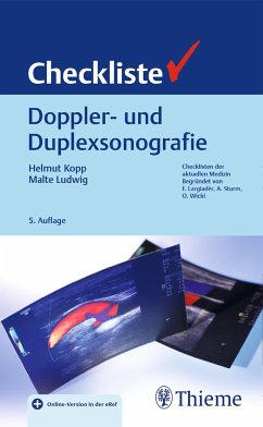 Checkliste Doppler- und Duplexsonografie - Kopp, Helmut;Ludwig, Malte