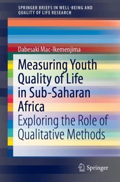 Measuring Youth Quality of Life in Sub-Saharan Africa - Mac-Ikemenjima, Dabesaki