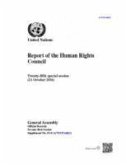 Report of the Human Rights Council: Twenty-Fifth Special Session (21 October 2016)