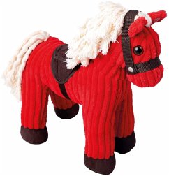 Cover Bino 82548 - Pferd mit Geräuschen, Plüsch, rot