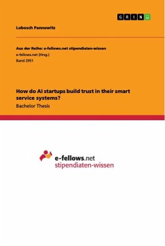 How do AI startups build trust in their smart service systems?