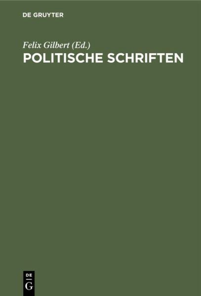 Politische Schriften