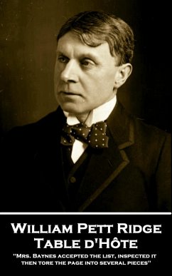 Table d'Hôte (eBook, ePUB) - Ridge, William Pett