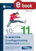 15-Minuten-Grundlagentraining Mathematik Klasse 11 (eBook, PDF)
