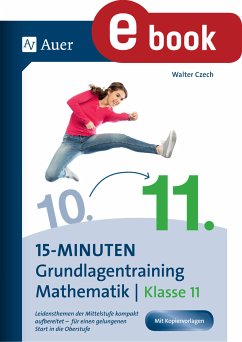 15-Minuten-Grundlagentraining Mathematik Klasse 11 (eBook, PDF) - Czech, Walter